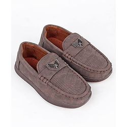 Pine Kids Slip On Loafers - Brown