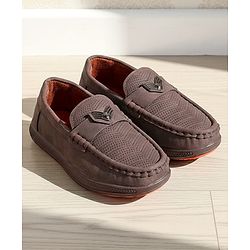 Pine Kids Slip On Loafers - Brown