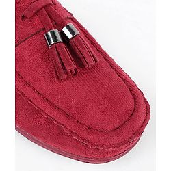 Pine Kids Slip On Loafers - Maroon