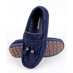 Pine Kids Slip On Loafers - Navy Blue