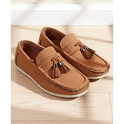 Pine Kids Slip On Loafers - Maroon