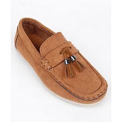 Pine Kids Slip On Loafers - Maroon