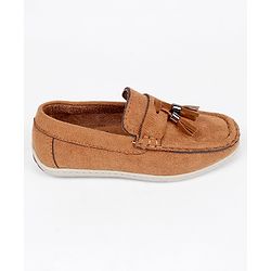 Pine Kids Slip On Loafers - Maroon