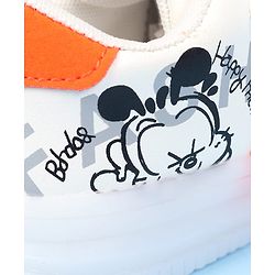 Pine Kids Velcro Closure Solid Sneaker Shoes - Orange