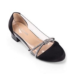 Pine Kids Slip On Embellished Ballerina - Black