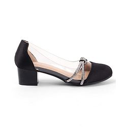 Pine Kids Slip On Embellished Ballerina - Black