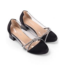 Pine Kids Slip On Embellished Ballerina - Black