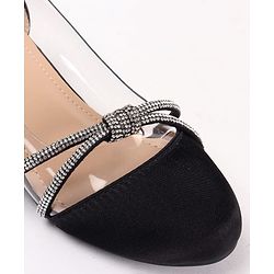 Pine Kids Slip On Embellished Ballerina - Black