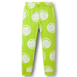 Pine Kids Single Jersey Knit Full Sleeves Night Suit With Hulk Graphics - Navy Blue & Green