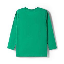 Pine Kids Marvel Single Jersey Knit Full Sleeves Night Suit with Captain America Graphic & Stripes - Green