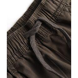 Pine Kids Cotton Elastane Woven Full Length Trouser With Cargo Pockets - Charcoal Grey