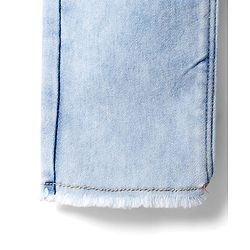 Pine Kids Denim Woven Ankle Length Washed Jeggings - Light Blue