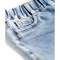 Pine Kids Denim Woven Ankle Length Washed Jeggings - Light Blue