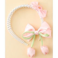 Pine Kids Hair Accessories Combo Set Free Size - Pink