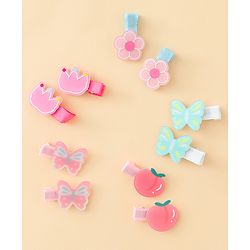 Pine Kids Hair Pins & Clips Pack of 5 Free Size - Multicolor
