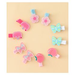 Pine Kids Hair Pins & Clips Pack of 5 Free Size - Multicolor
