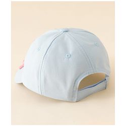 Pine Kids Cotton Baseball Cap With Heart & Star Applique Light Blue - Diameter 17 cm