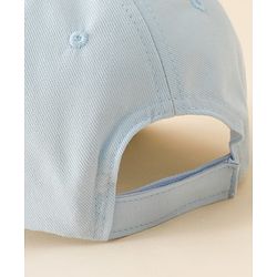 Pine Kids Cotton Baseball Cap With Heart & Star Applique Light Blue - Diameter 17 cm