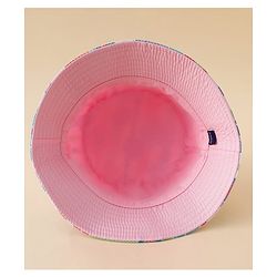Pine Kids Bucket Hat With Floral Print White - Diameter 17 cm