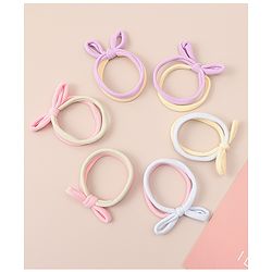 Pine Kids Hair Rubber Bands  Free Size Pack of 3 - Multicolor