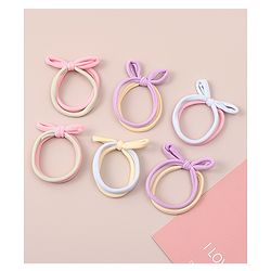 Pine Kids Hair Rubber Bands  Free Size Pack of 3 - Multicolor