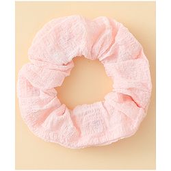 Pine Kids Rubber Bands & Scrunchies Sets  With Floral Applique Pack of 2 - Blue & Pink