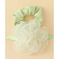 Pine Kids Headbands  with Floral Applique Pack of 2 - Multicolor