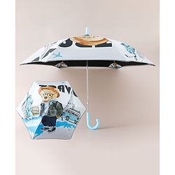 Pine Kids Unisex Umbrella With Bear Travel Print - Multicolor