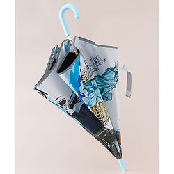 Pine Kids Unisex Umbrella With Bear Travel Print - Multicolor
