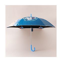 Pine Kids Free Size Space Theme Printed Umbrella - Blue