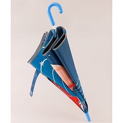 Pine Kids Free Size Space Theme Printed Umbrella - Blue