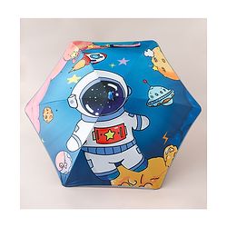 Pine Kids Umbrella With Space Print - Multicolor