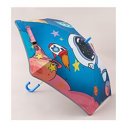 Pine Kids Umbrella With Space Print - Multicolor