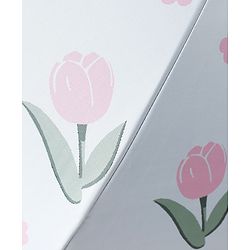 Pine Kids Free Size Floral Printed Umbrella - Pink & Light Blue