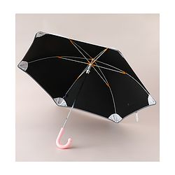 Pine Kids Free Size Floral Printed Umbrella - Pink & Light Blue
