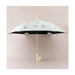 Pine Kids Free Size Floral Printed Umbrella - Yellow & Light Green
