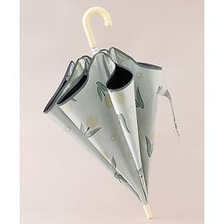 Pine Kids Free Size Floral Printed Umbrella - Yellow & Light Green