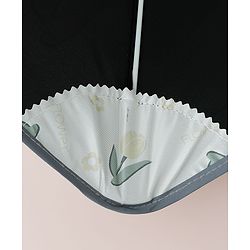 Pine Kids Free Size Floral Printed Umbrella - Yellow & Light Green