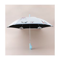 Pine Kids Free Size Floral Printed Umbrella - Light Blue