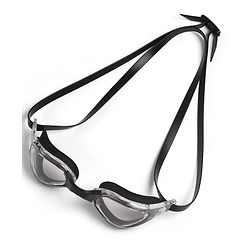Pine Kids Swimming Goggles and Cap Set with Adjustable Fit- Black & White