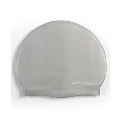 Pine Kids Swimming Goggles and Cap Set with Adjustable Fit- Black & White