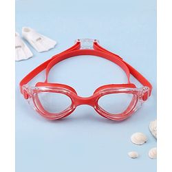 Pine Kids Swimming Goggles and Cap Set with Adjustable Fit- Black & White