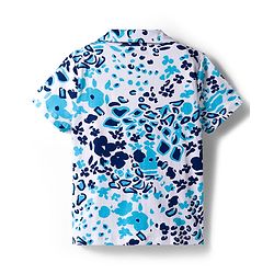 Pine Kids Single Jersey Knit Half Sleeves Co-ord Night Suit With Leopard Print - White