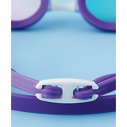 Pine Active Free Size Solid Coloured Swimming Goggles - Purple