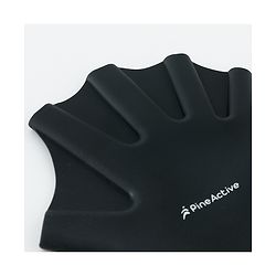 Pine Active Swimming Gloves Black - XXS