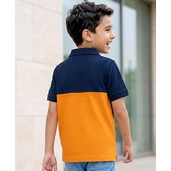 Pine Kids Cotton Knit Polo T-Shirt with Graphic Print Multi Colors 4-5 Years
