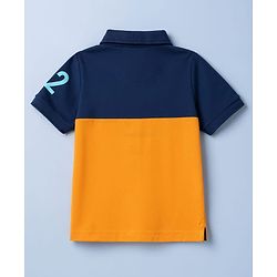 Pine Kids Cotton Knit Polo T-Shirt with Graphic Print Multi Colors 4-5 Years