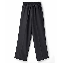 Pine Active Woven Full Length Super Stretch Solid Coloured Track Pant - Black