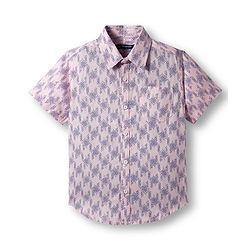 Pine Kids Viscose Woven Half Sleeves Shirt With Printed T-Shirt - Multicolour