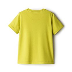 Pine Kids Single Jersey Knit Half Sleeves Night Suit With Text Print - Green & Blue